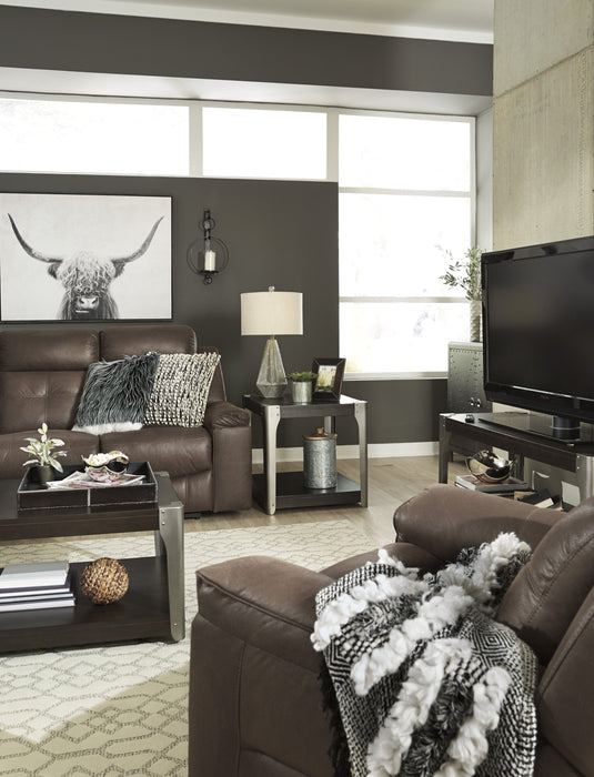Jesolo Coffee Reclining Living Room Set - Gate Furniture