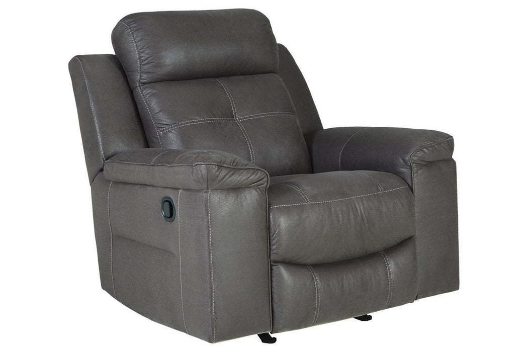 Jesolo Dark Gray Recliner - 8670525 - Gate Furniture