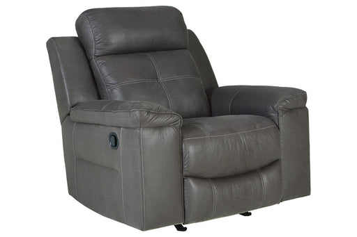 Jesolo Dark Gray Recliner - 8670525 - Gate Furniture