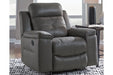 Jesolo Dark Gray Recliner - 8670525 - Gate Furniture