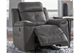Jesolo Dark Gray Recliner - 8670525 - Gate Furniture