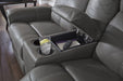 Jesolo Dark Gray Reclining Living Room Set - Gate Furniture