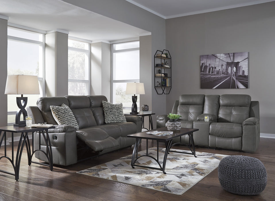 Jesolo Dark Gray Reclining Living Room Set - Gate Furniture