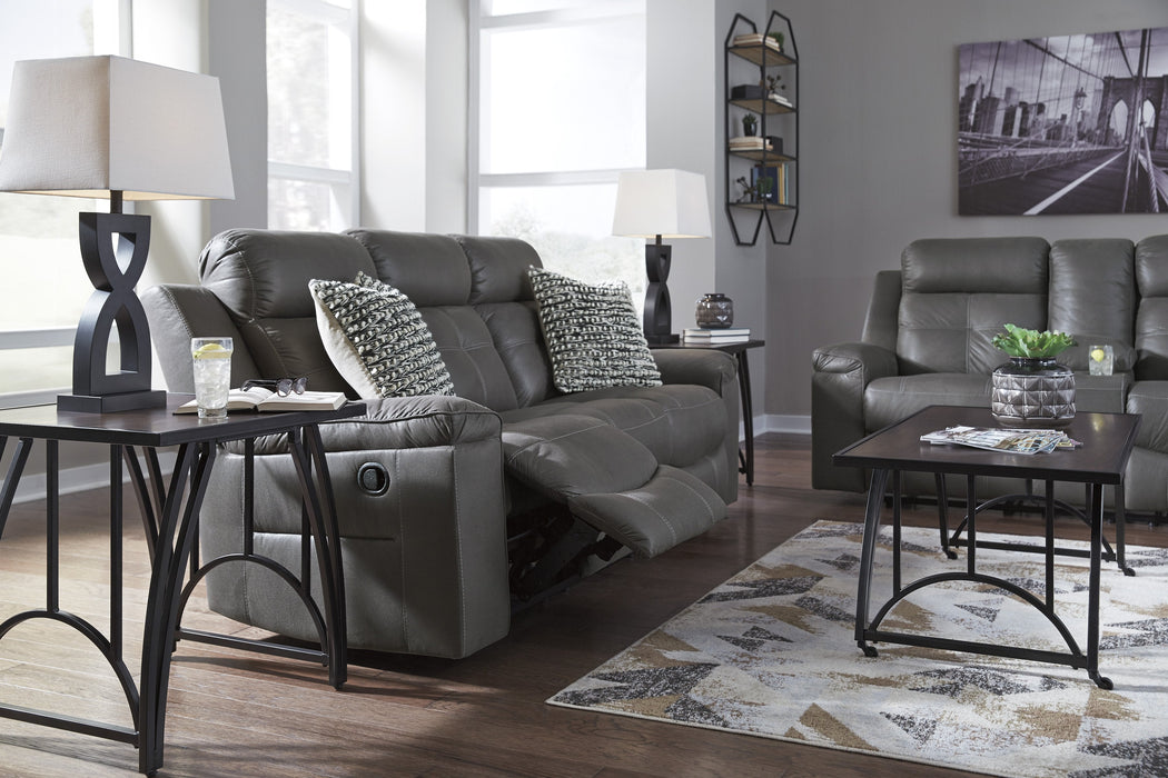Jesolo Dark Gray Reclining Living Room Set - Gate Furniture