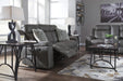 Jesolo Dark Gray Reclining Living Room Set - Gate Furniture