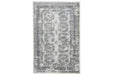 Jirou Cream/Gray 5' x 7'6" Rug - R402632 - Gate Furniture