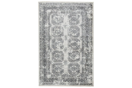 Jirou Cream/Gray 7'10" x 9'10" Rug - R402631 - Gate Furniture