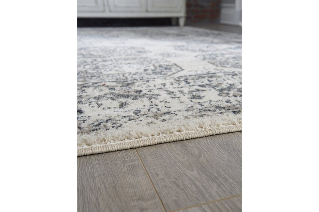 Jirou Cream/Gray 7'10" x 9'10" Rug - R402631 - Gate Furniture