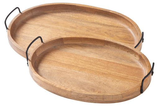 Jocelyne Brown/Black Tray (Set of 2) - A2000455 - Gate Furniture