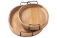 Jocelyne Brown/Black Tray (Set of 2) - A2000455 - Gate Furniture