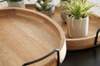 Jocelyne Brown/Black Tray (Set of 2) - A2000455 - Gate Furniture