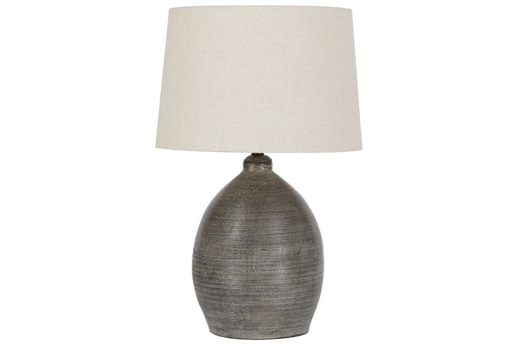 Joyelle Gray Table Lamp - L100744 - Gate Furniture