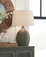 Joyelle Gray Table Lamp - L100744 - Gate Furniture