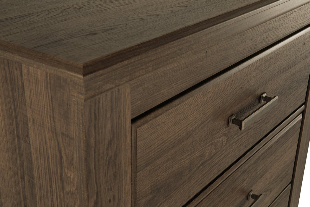 Juararo Dark Brown Chest of Drawers - B251-46 - Gate Furniture