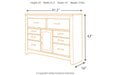 Juararo Dark Brown Dresser - B251-31 - Gate Furniture