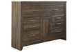 Juararo Dark Brown Dresser - B251-31 - Gate Furniture
