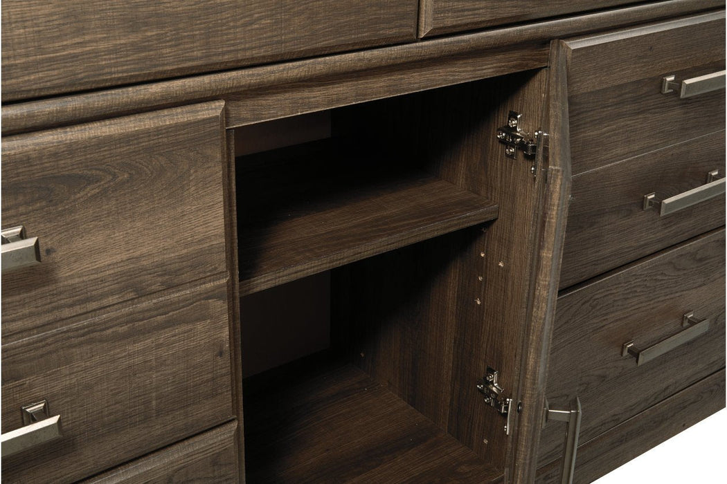 Juararo Dark Brown Dresser - B251-31 - Gate Furniture
