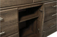 Juararo Dark Brown Dresser - B251-31 - Gate Furniture