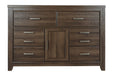 Juararo Dark Brown Dresser - B251-31 - Gate Furniture