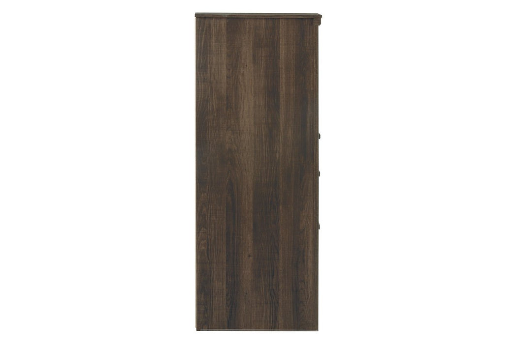 Juararo Dark Brown Dresser - B251-31 - Gate Furniture