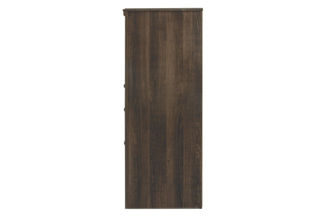 Juararo Dark Brown Dresser - B251-31 - Gate Furniture