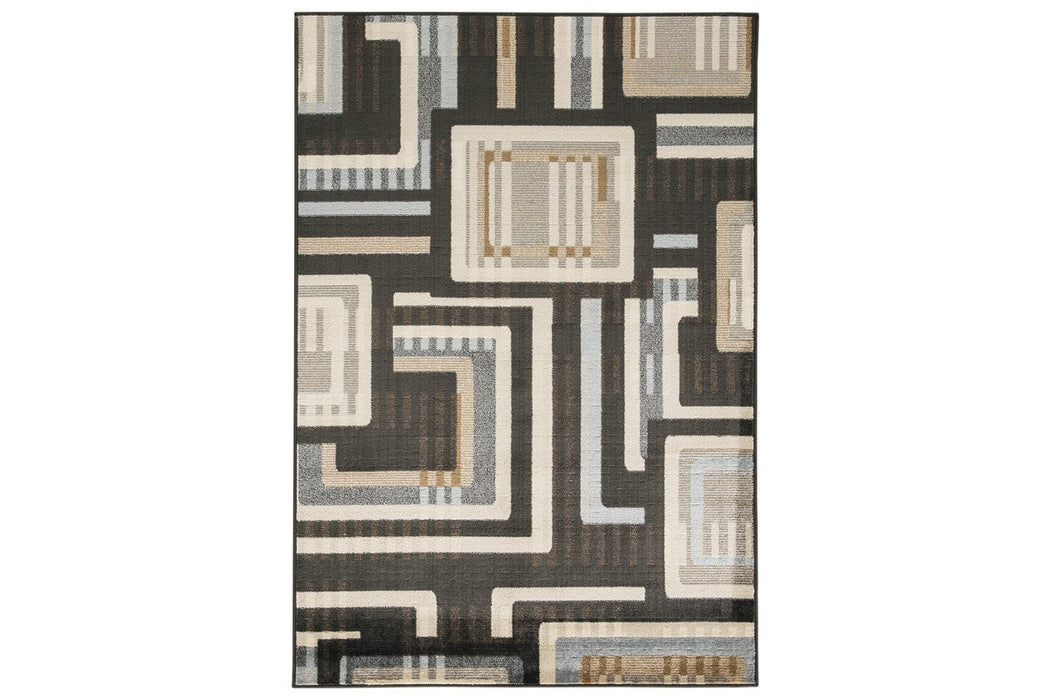 Juhani Multi 5' x 7'3" Rug - R401962 - Gate Furniture