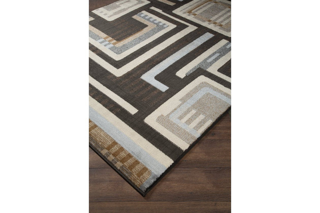 Juhani Multi 5' x 7'3" Rug - R401962 - Gate Furniture
