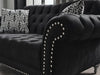 Juliette Black Velvet Sofa & Loveseat - JULIETTEBLACK-SL - Gate Furniture