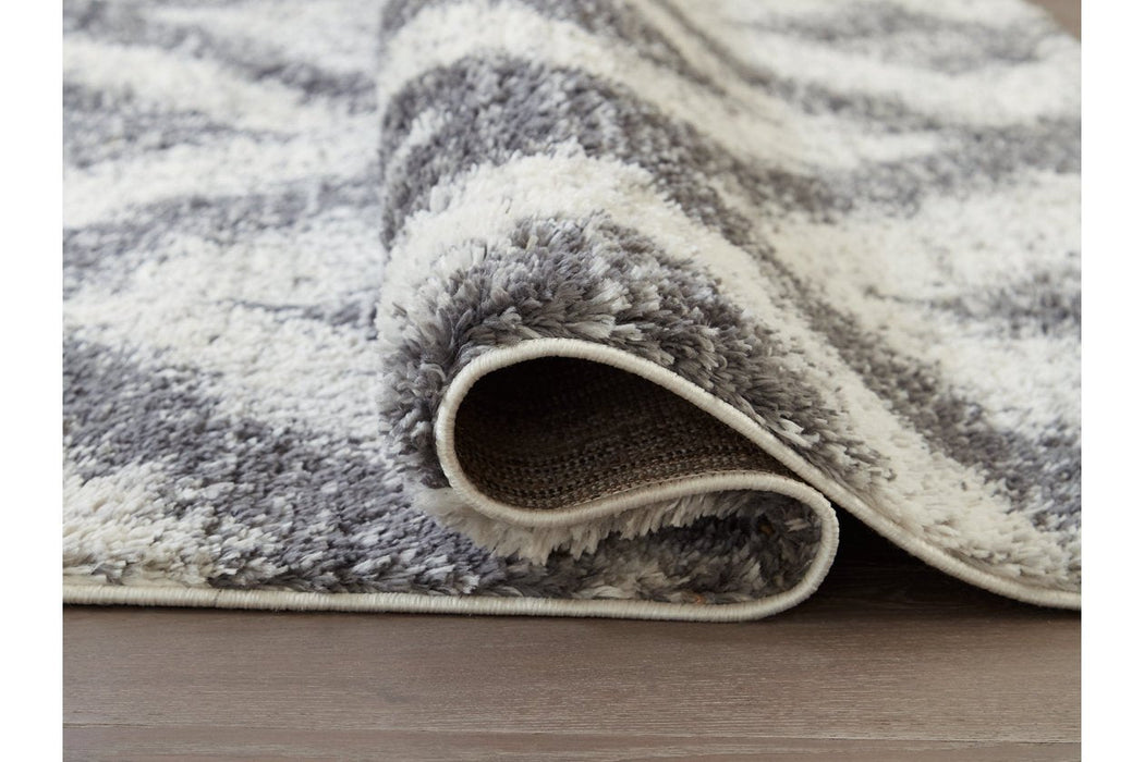Junette Cream/Gray Large Rug - R404971 - Gate Furniture