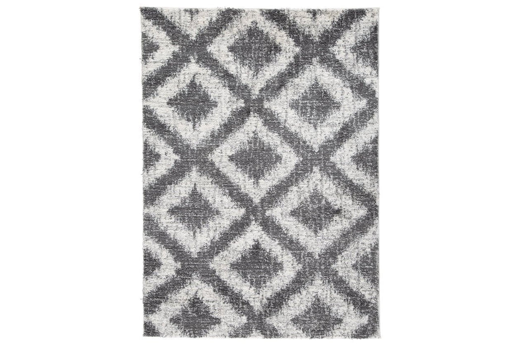 Junette Cream/Gray Medium Rug - R404972 - Gate Furniture