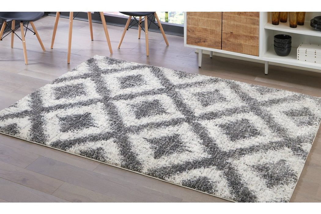 Junette Cream/Gray Medium Rug - R404972 - Gate Furniture