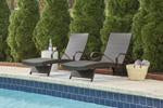 Kantana Brown Chaise Lounge (set of 2) - P283-815 - Gate Furniture