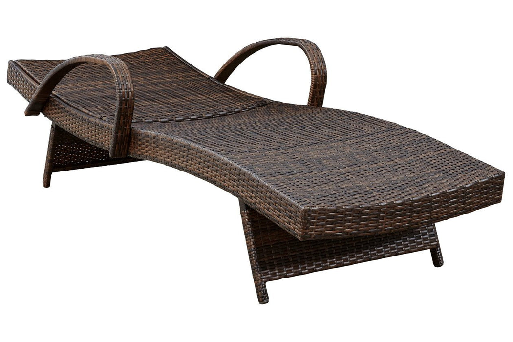 Kantana Brown Chaise Lounge (set of 2) - P283-815 - Gate Furniture