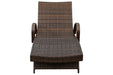 Kantana Brown Chaise Lounge (set of 2) - P283-815 - Gate Furniture