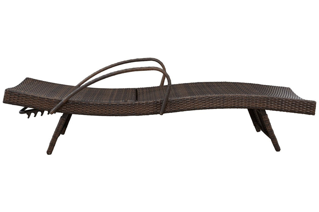Kantana Brown Chaise Lounge (set of 2) - P283-815 - Gate Furniture