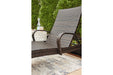 Kantana Brown Chaise Lounge (set of 2) - P283-815 - Gate Furniture