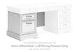 Kanwyn Home Office Desk - Left Facing Pedestal - H777-21L - In Stock Furniture