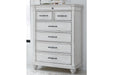 Kanwyn Whitewash Chest of Drawers - B777-46 - Gate Furniture