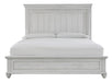 Kanwyn Whitewash King Panel Bed - Gate Furniture