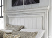 Kanwyn Whitewash King Panel Bed - Gate Furniture