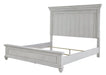 Kanwyn Whitewash Queen Panel Bed - Gate Furniture