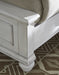 Kanwyn Whitewash Queen Panel Bed - Gate Furniture