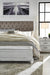 Kanwyn Whitewash Queen Upholstered Panel Bed - Gate Furniture