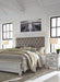Kanwyn Whitewash Upholstered Panel Bedroom Set - Gate Furniture