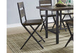 Kavara Medium Brown Counter Height Bar Stool (Set of 2) - D469-124 - Gate Furniture