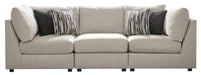 Kellway Bisque 3-Piece Sofa - Gate Furniture