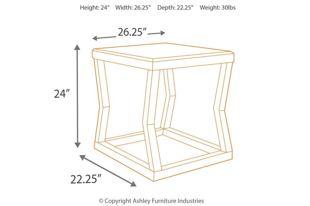 Kelton Espresso End Table - T592-3 - Gate Furniture