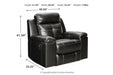 Kempten Black Recliner - 8210525 - Gate Furniture