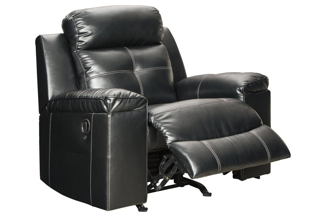 Kempten Black Recliner - 8210525 - Gate Furniture