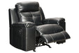 Kempten Black Recliner - 8210525 - Gate Furniture